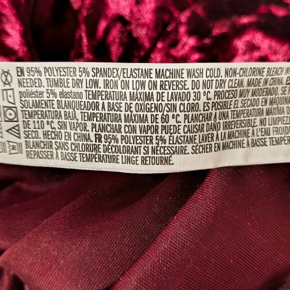 2017 Bludgeon Riffola Limited Def Leppard Concert Tee Burgundy Velour 3 X - Picture 8 of 8